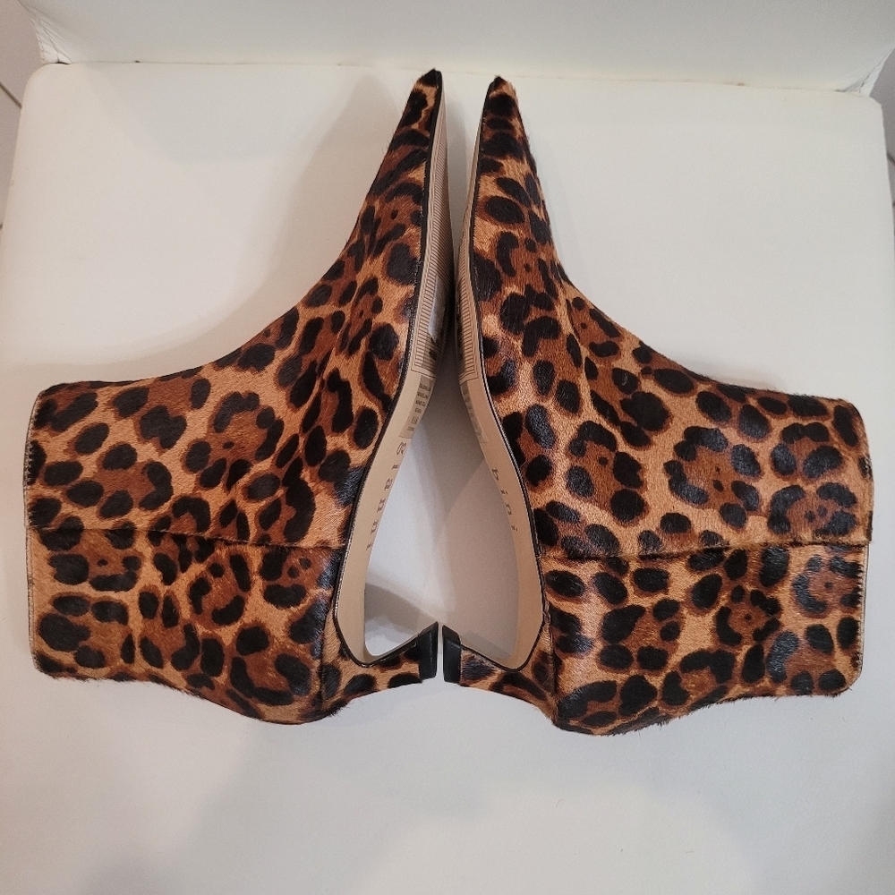 Gianni Bini Leopard Print Ankle Boots Size 6.5M New Made in Brazil - Picture 5 of 10